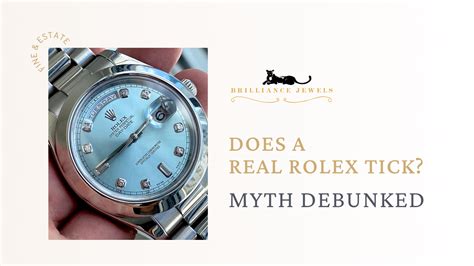 do real rolex tick